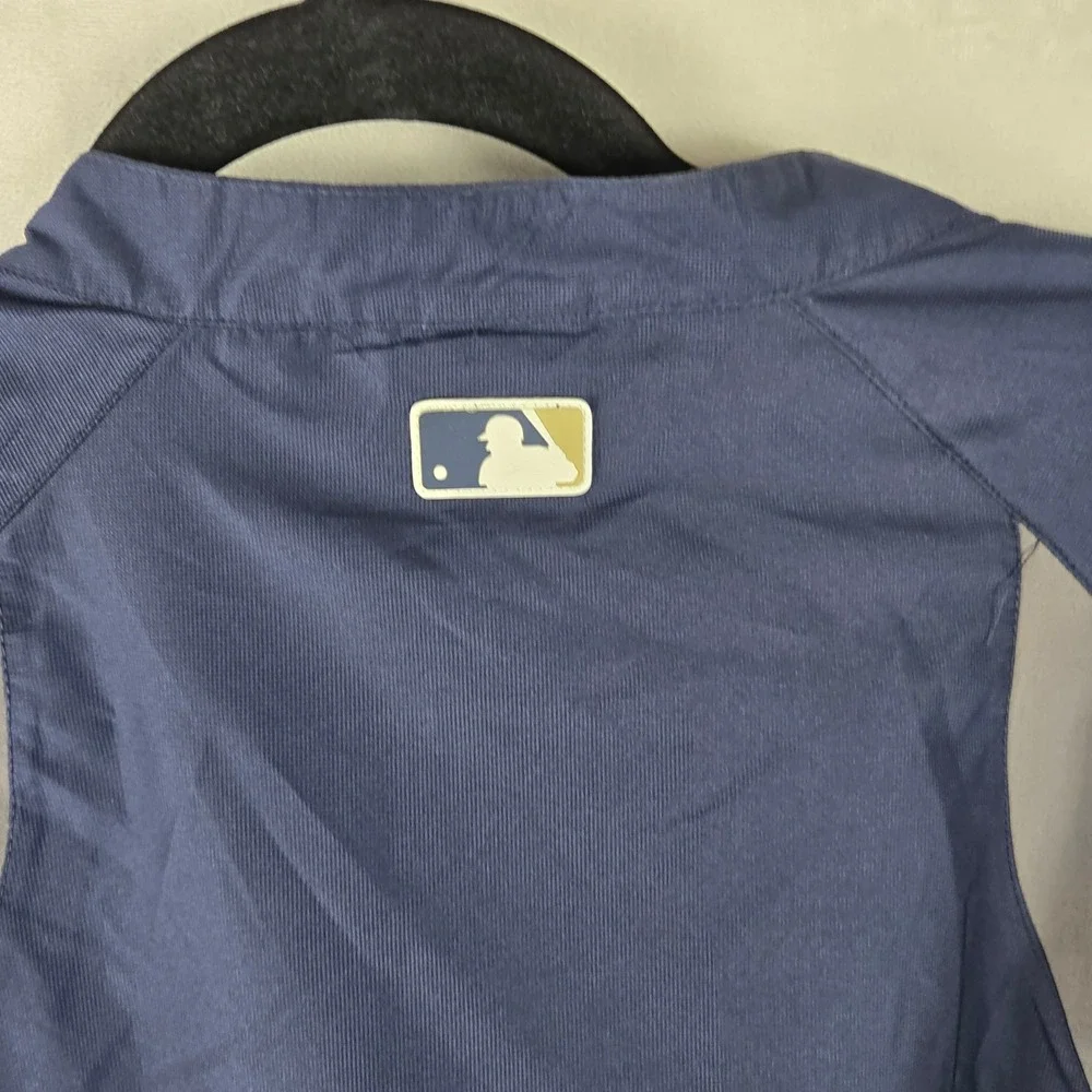 Majestic MLB San Diego Padres Authentic Cool Base Zip Warmup Jacket 2XL Pullover - Picture 8 of 11